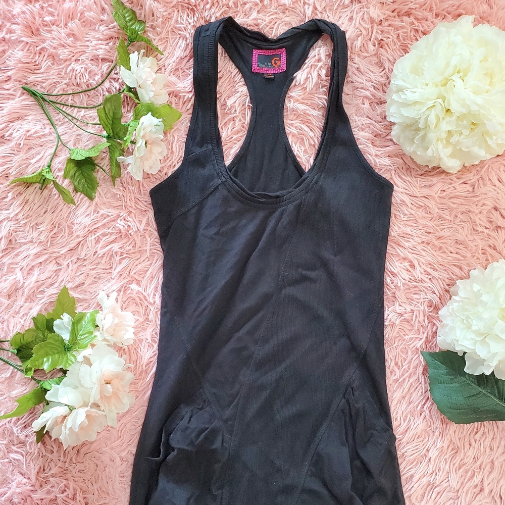 GUESS black long top